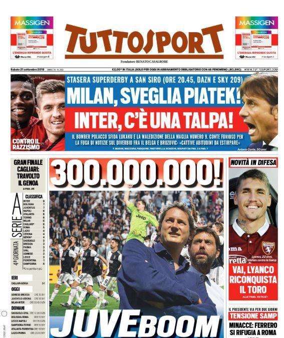 Tuttosport - “300 milioni”