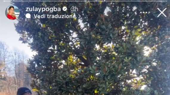 FOTO - Riecco Pogba: il francese è a Torino e gioca a calcio con i figli