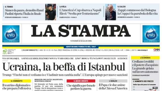 La Stampa - Kelly si candida e c’è l’idea Rouhi