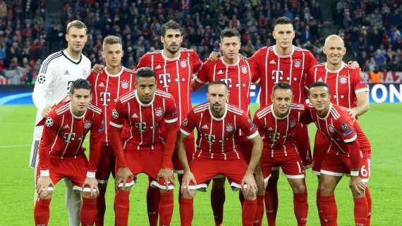 Champions League - Bayern Monaco-Besiktas: le formazioni ufficiali