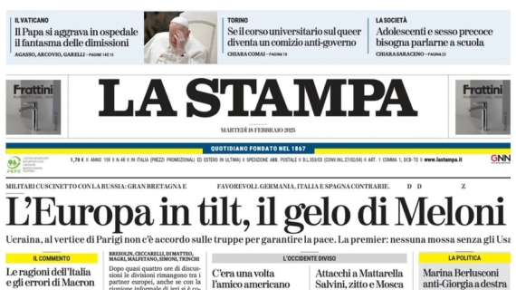 La Stampa - Juve chiamata già ad un nuovo esame 