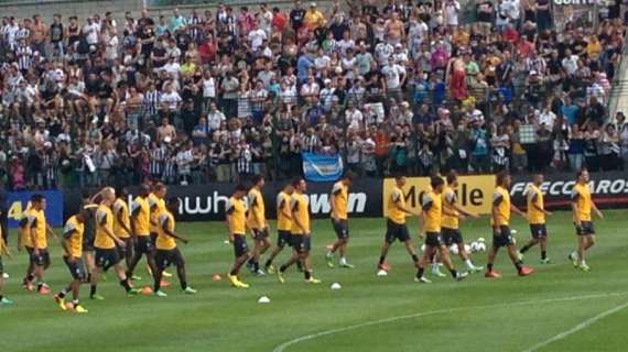 LIVE CHATILLON - Llorente e Tevez danno spettacolo in partitella. Magia in rovesciata di Quaglia. Agnelli e Paratici hanno seguito parte della seduta (FOTO)