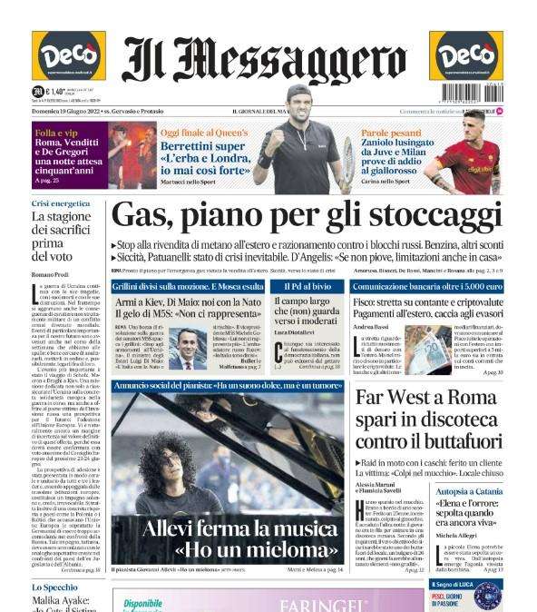Il Messaggero - Zaniolo lusingato da Juve e Milan
