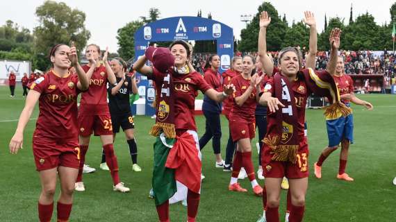 Roma Femminile, le convocate per il match contro la Juventus Women