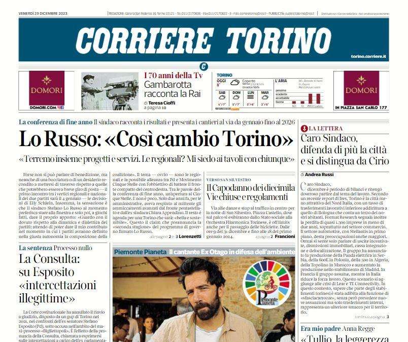 Corriere di Torino - Provaci ancora Tim