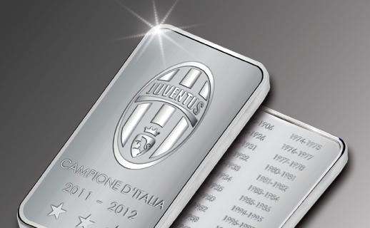 Confermata l'anticipazione di Tuttojuve: è uscito il lingotto d'argento della Bolaffi dedicato ai Campioni d'Italia