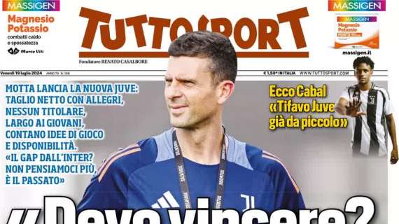 Tuttosport- Devo vincere? E’ bellissimo 