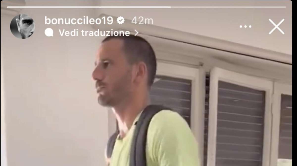 Bonucci continua a lavorare in palestra: “Day by day”