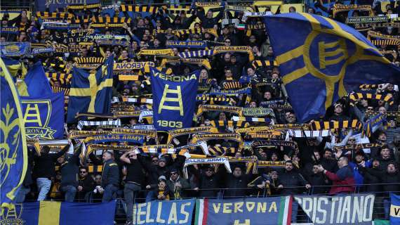Cori razzisti contro Napoli, la curva dell'Hellas Verona chiusa per un turno