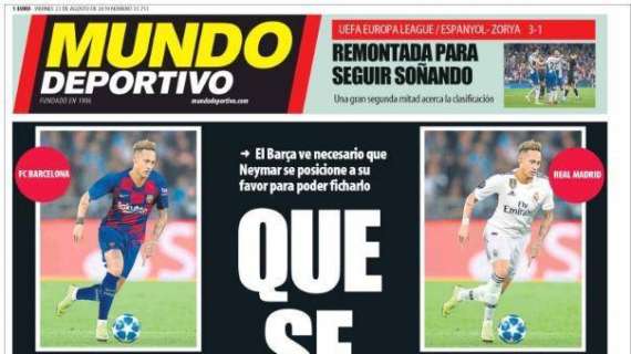 Mundo Deportivo - Barcellona, per Neymar c'è da battere anche la concorrenza della Juventus