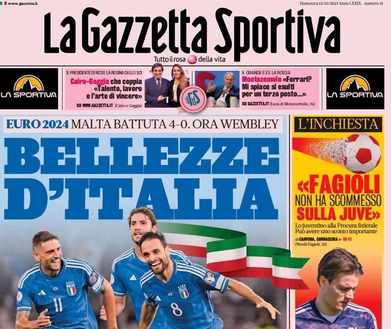 Gazzetta - Fagioli non ha scommesso sulla Juve