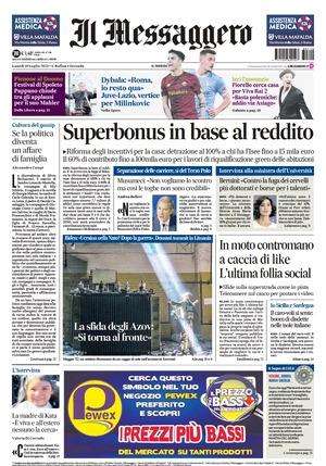 Il Messaggero - Vertice Juve-Lazio per Milinkovic
