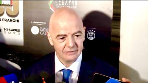 Infantino: "Inter-Barcellona? Tutti sanno che sono tifoso nerazzurro..."