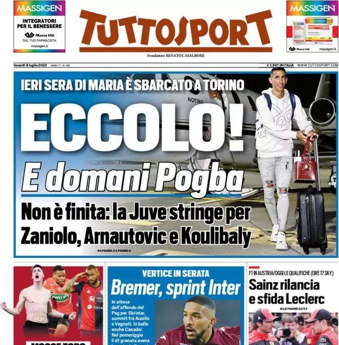 Tuttosport - Eccolo! E domani Pogba