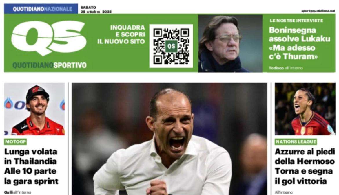 QS - Juve, prove di sorpasso 