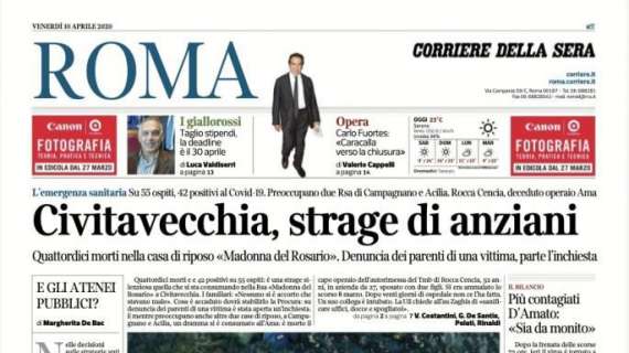 Corriere di Roma- Braccio di ferro tra Lazio e Juventus 