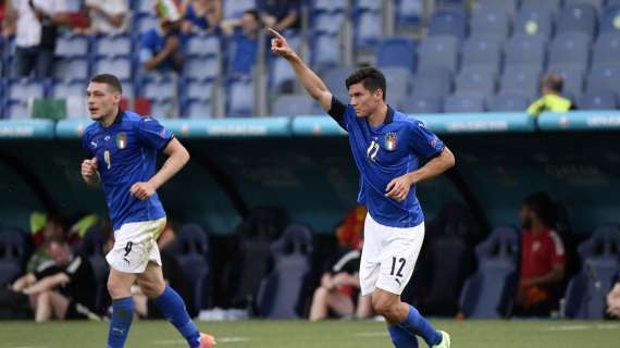 L'Italia a quota 7 gol: gli Azzurri non hanno mai fatto meglio nelle tre gare della fase a gironi tra Europei e Mondiali 