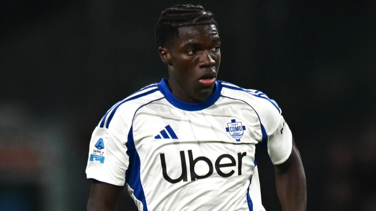 Como, stop per Assane Diao: lesione muscolare al bicipite femorale. Out 2-3 settimane