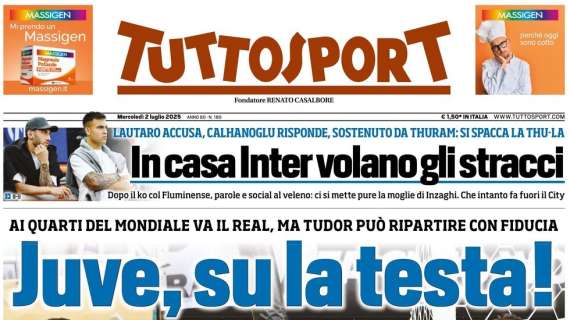 Tuttosport - Juve, su la testa 