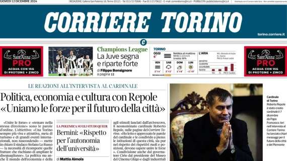 Corriere di Torino - Juve, l’Europa che piace 