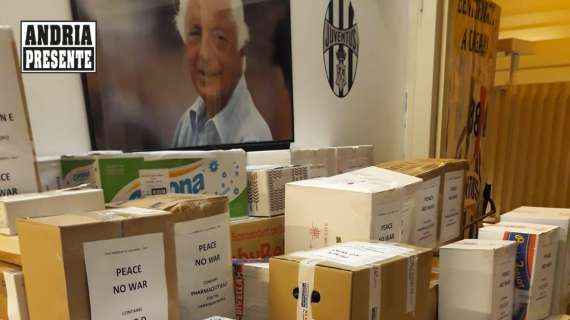 Juventus Club Andria a sostegno della popolazione ucraina