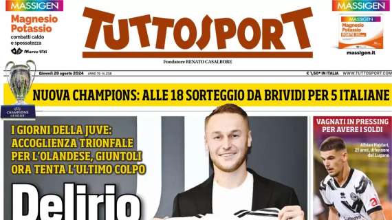 Tuttosport - Delirio Koop, sprint Sancho