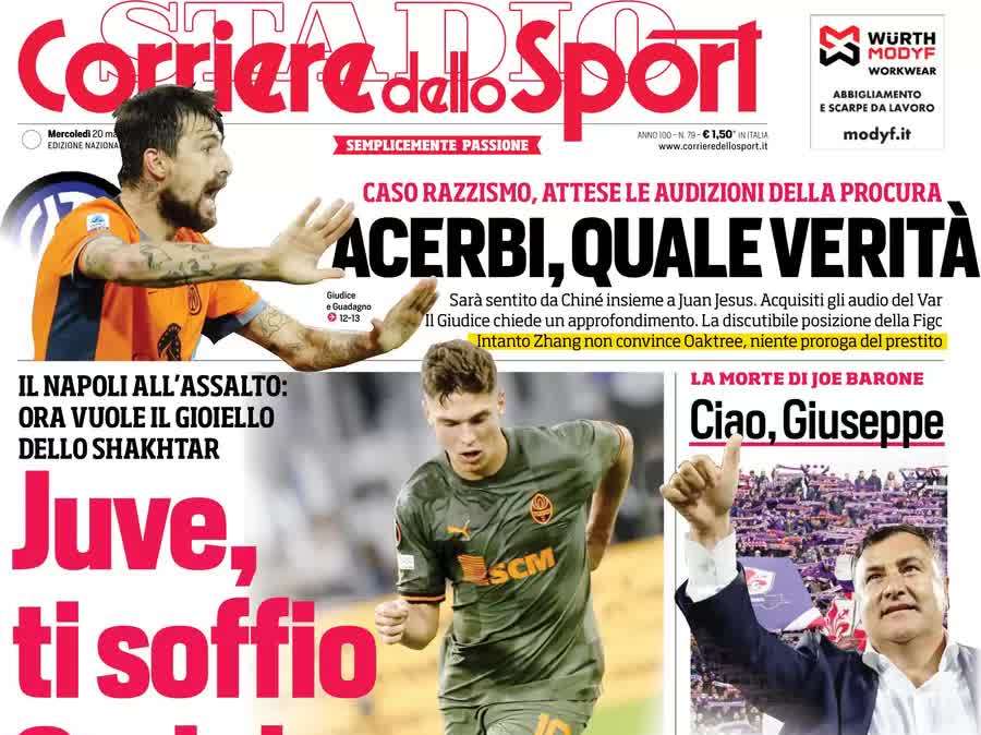 Corsport - Juve, ti soffio Sudakov