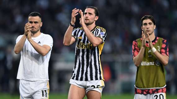 La Juventus celebra Rabiot 