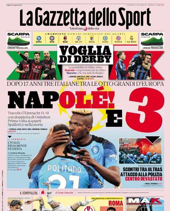 Gazzetta - Allegri difende un gol e carica Vlahovic 