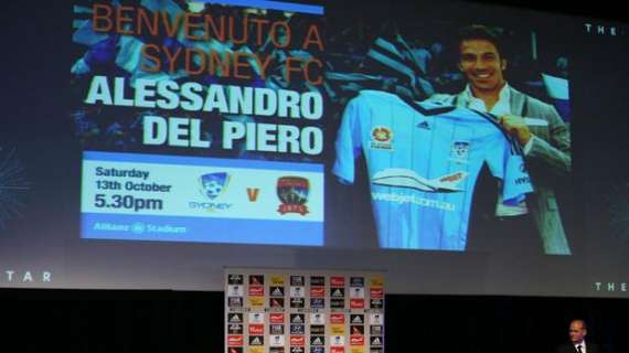 Del Piero: "Finalmente Sidney!"