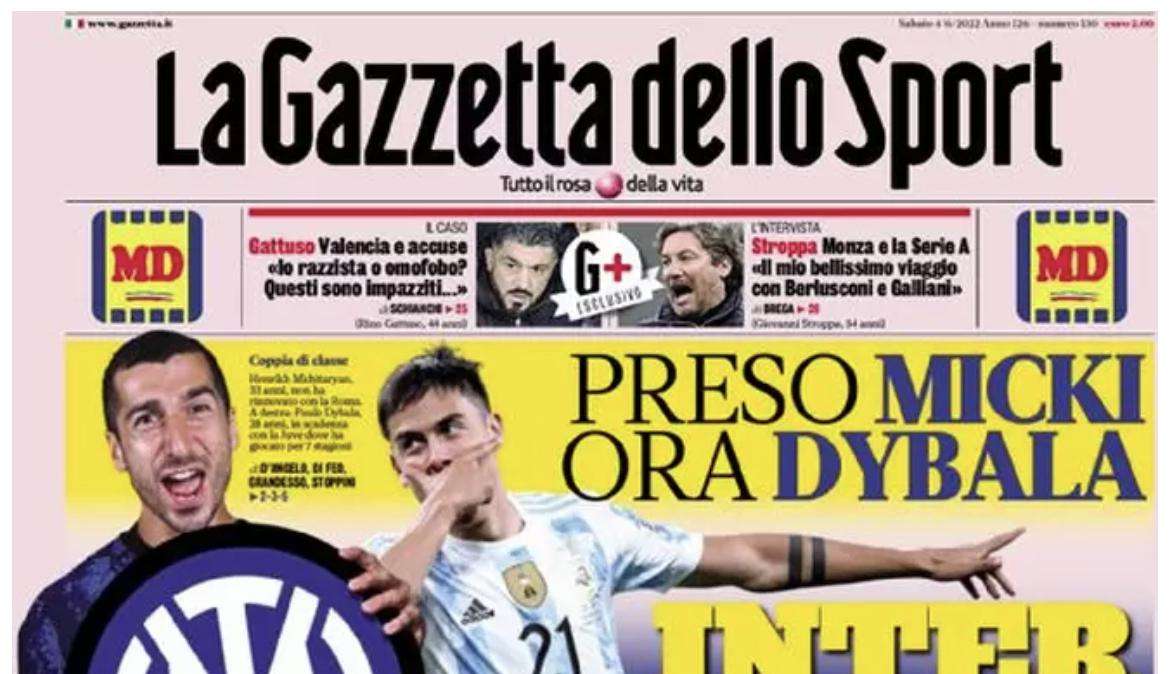 Gazzetta - Inter di fantasia