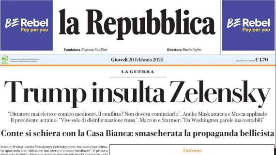 Repubblica - La Juve senza luce 