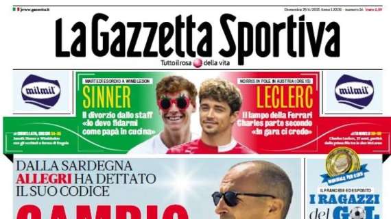 Gazzetta - Allegri cambia il Milan, la Juve insiste per David