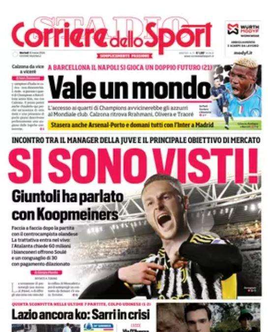 Corsport - Koop si è visto con Giuntoli!