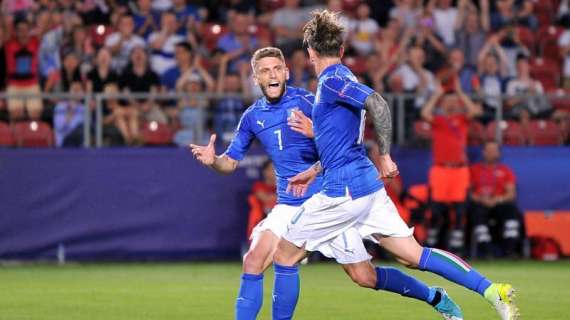 Bernardeschi a Raisport: "Fare un gol così importante è bellissimo. Se questa Italia gioca col cuore è dura per tutti"