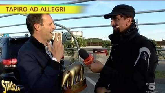 ALLEGRI riceve il Tapiro: "La Juve è una grande società, sceglierà un grande allenatore. Dove andrò? Al mare..."