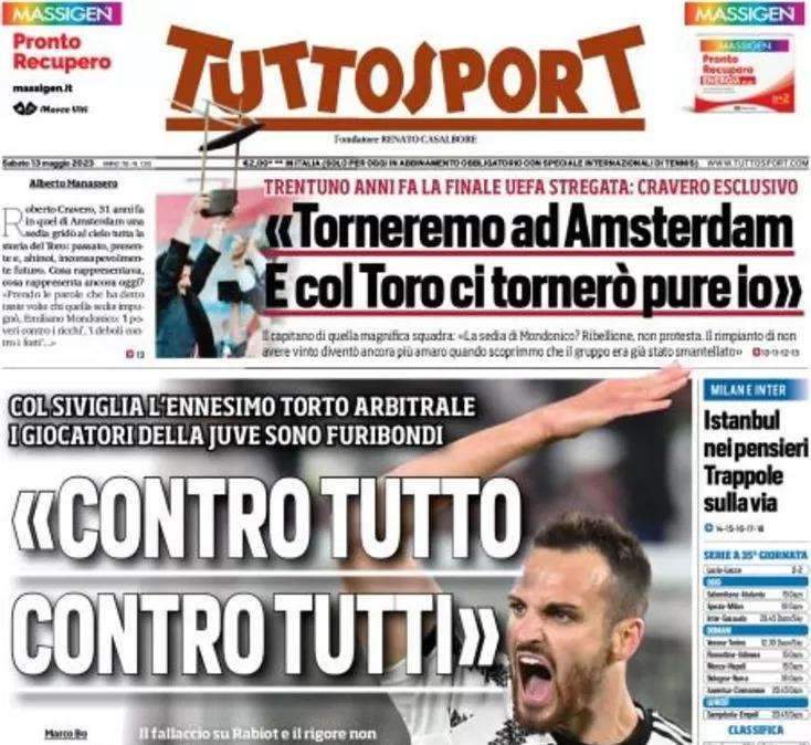 Tuttosport - Contro tutto e contro tutti