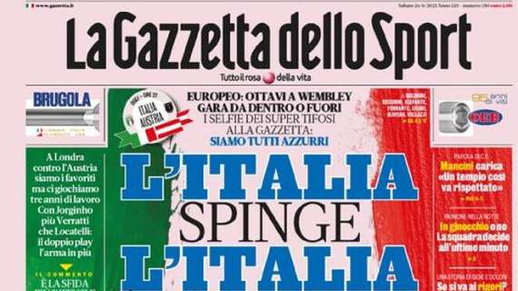 Gazzetta - L'Italia spinge l'Italia