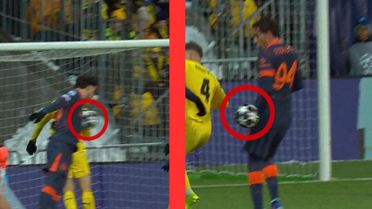 Incredibile Inter, aiutone arbitrale anche in Champions: ben due tocchi di braccio prima del gol di Esposito. Ingiocabili!