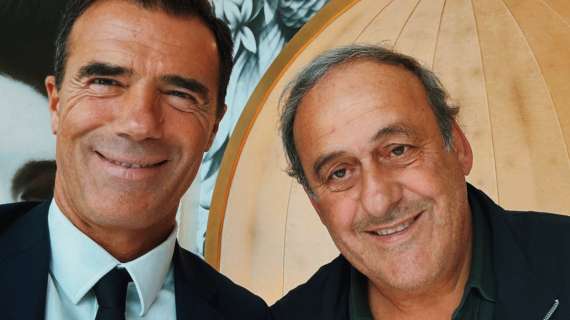 Sandro Gozi incontra Michel Platini (FOTO)