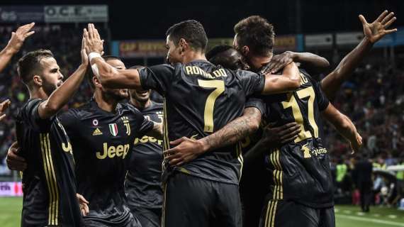 Dal sito ufficiale del Frosinone: "Conosciamo da vicino la Juventus stellare"