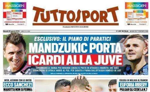 Tuttosport - Mandzukic porta Icardi alla Juve