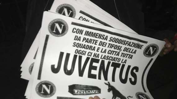 LIVE FOTO TJ - A Napoli fanno già il funerale alla Juventus 