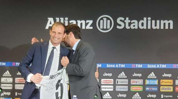 LIVE TJ - AGNELLI: "Questa la decisione più difficile". ALLEGRI: "Lascio una squadra straordinaria". In sala la squadra