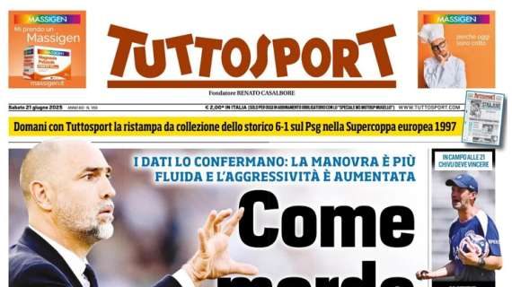 Tuttosport - Come morde la Juve di Tudor