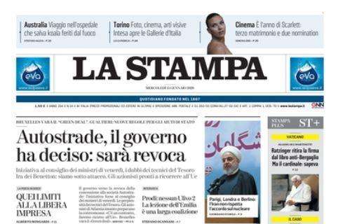 La Stampa - La Juve debutta in coppa Italia