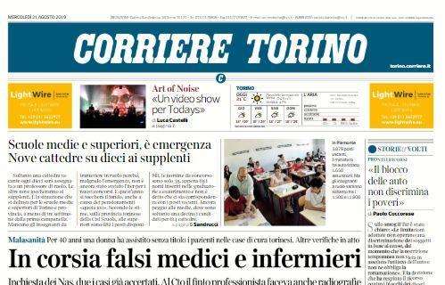 Corriere di Torino - Sarri segue la Juve con telecamere e monitor 