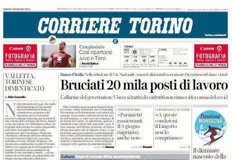 Corriere di Torino - Juve e Toro, la ripartenza 
