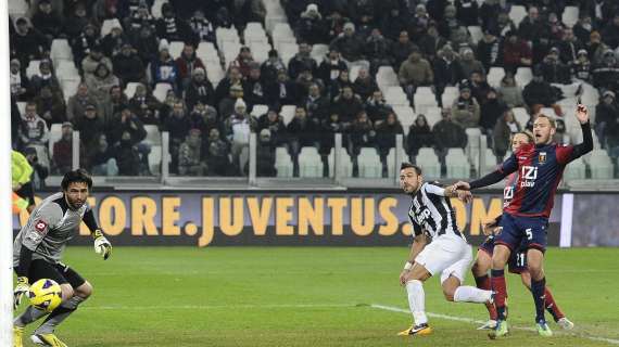 FINALE - JUVENTUS-GENOA 1-1, DUE RIGORI NEGATI ALLA JUVE