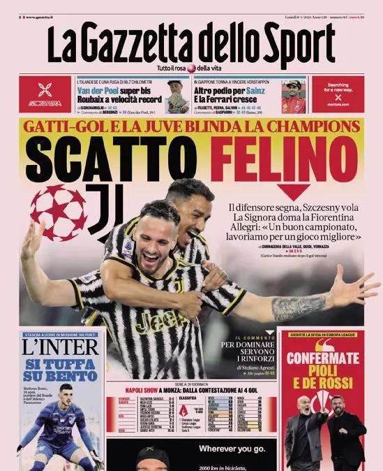 Gazzetta - Scatto felino